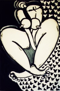 Femme Aux Papillons