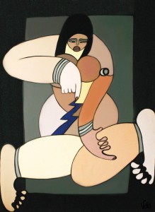 Femme À L'éclair